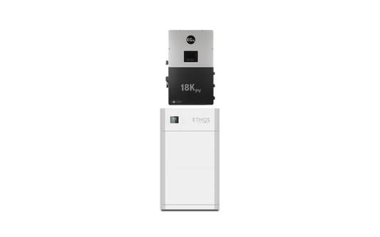 2x BigBattery ETHOS Battery &amp; 18kPV Hybrid Inverter (ESS) | 10.24–46.1kWh | UL9540 | Grid-Tied Home Solar System (18kW PV)
