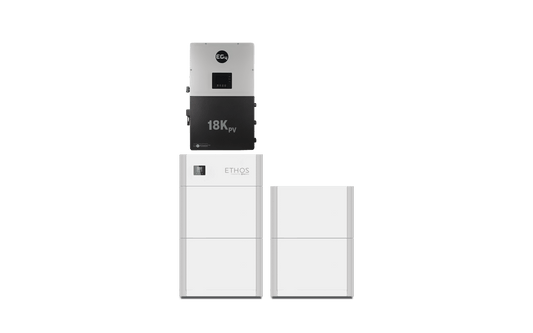 4x BigBattery ETHOS Battery & 18kPV Hybrid Inverter (ESS) | 10.24–46.1kWh | UL9540 | Grid-Tied Home Solar System (18kW PV)