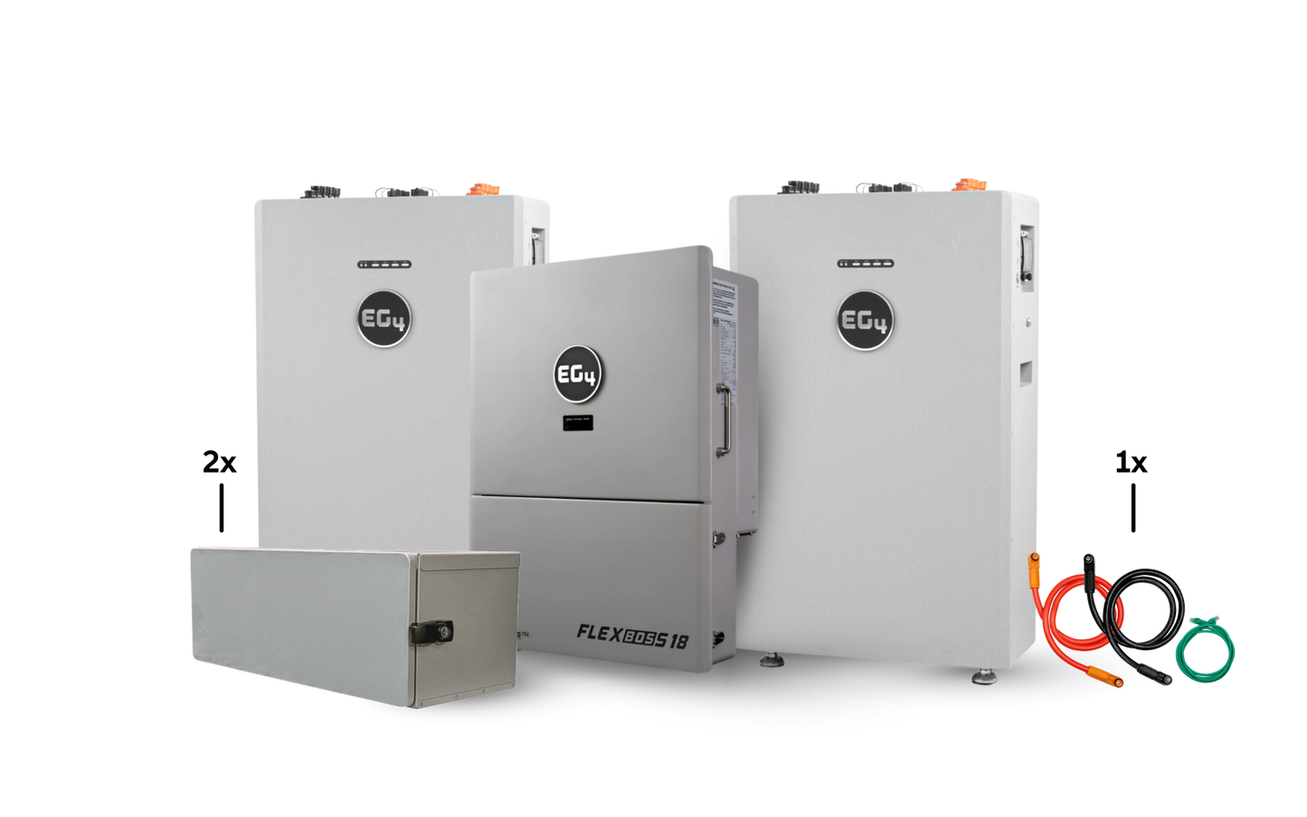 2x EG4 WallMount 314Ah All-Weather Battery + FLEXBOSS18