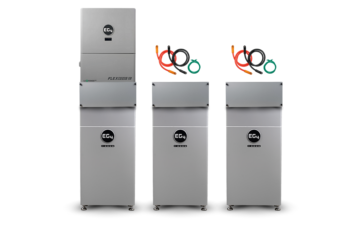 3x EG4-WallMount Indoor Battery ESS | 48V 314Ah | 16kWh | EG4 FlexBOSS18 Hybrid Inverter