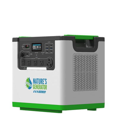 Nature's Generator Lithium 3600 Solar Generator (1x 400 Watt Folding Solar Panel)