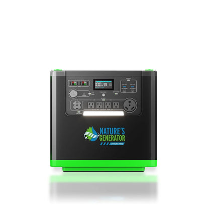 Nature's Generator Lithium 6000 with Solar Panel (2x 200 Watt Foldable Solar Panels)