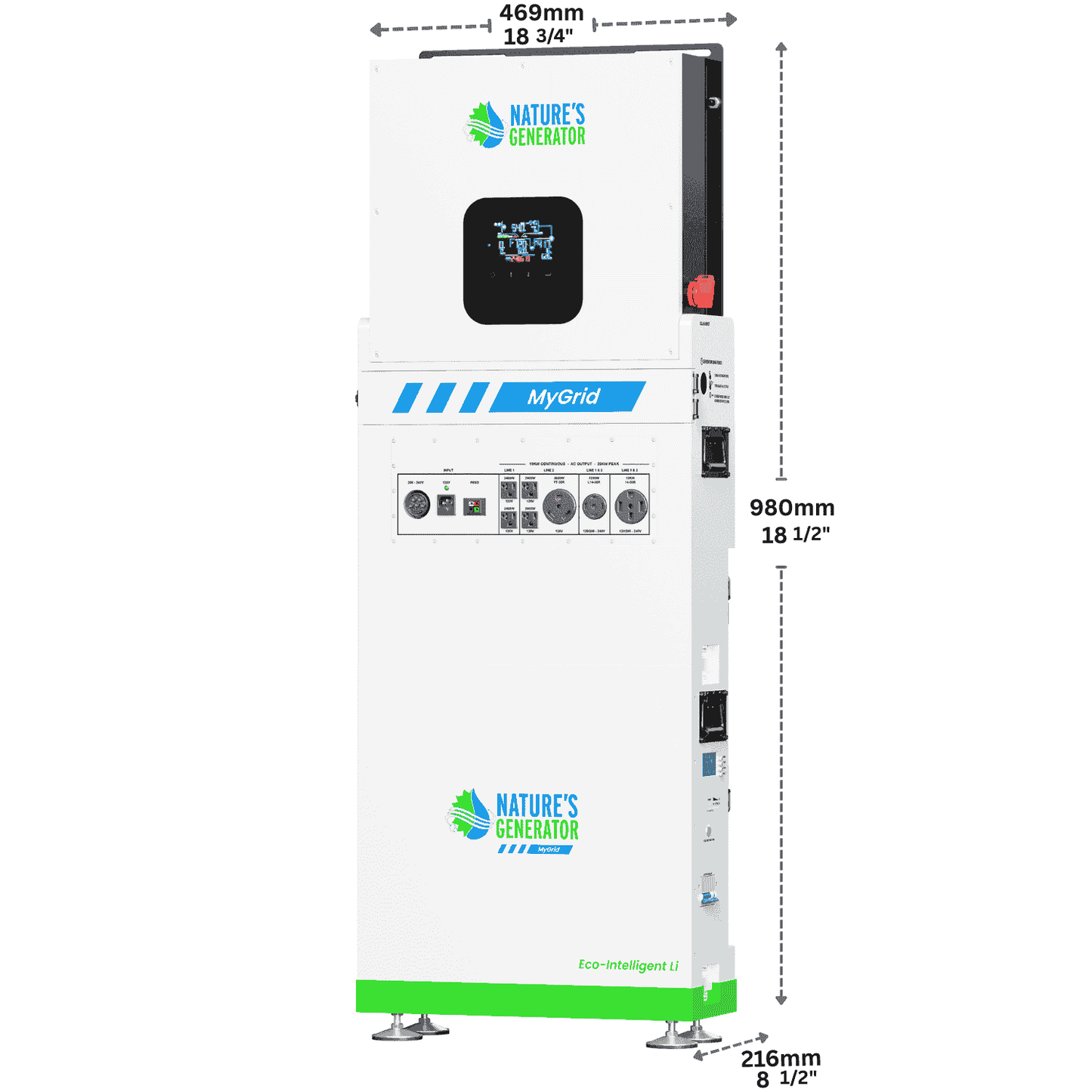 MyGrid 10,000 Watt Solar Generator Whole Home 12 Panel Kit