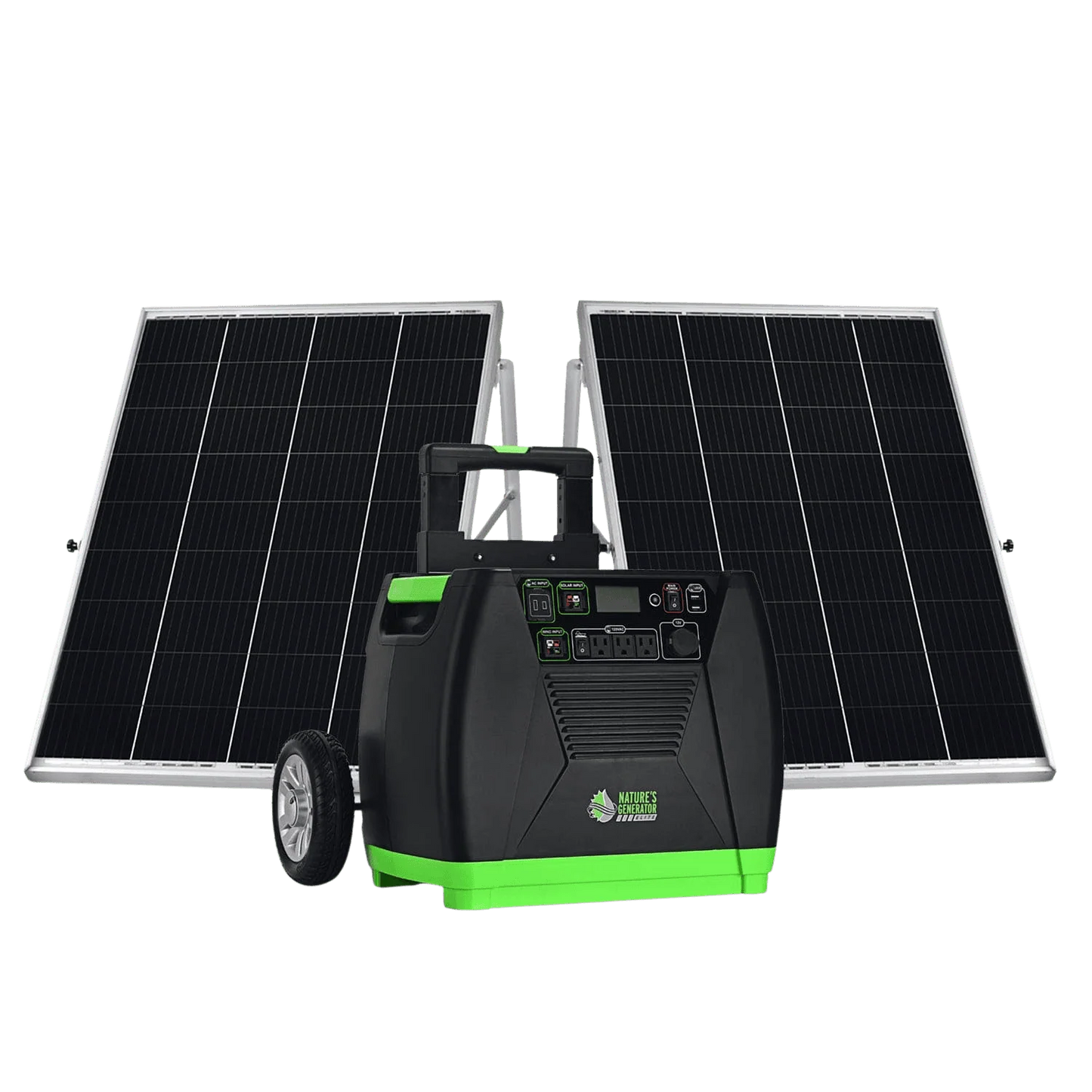 Nature's Generator Elite - Gold System (2x 100 Watt Rigid Solar Panels)