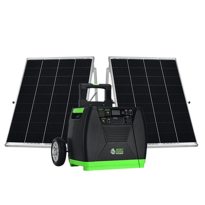 Nature's Generator Elite - Gold System (2x 100 Watt Rigid Solar Panels)