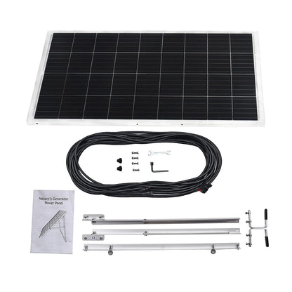 Nature's Generator Elite - Gold System (2x 100 Watt Rigid Solar Panels)
