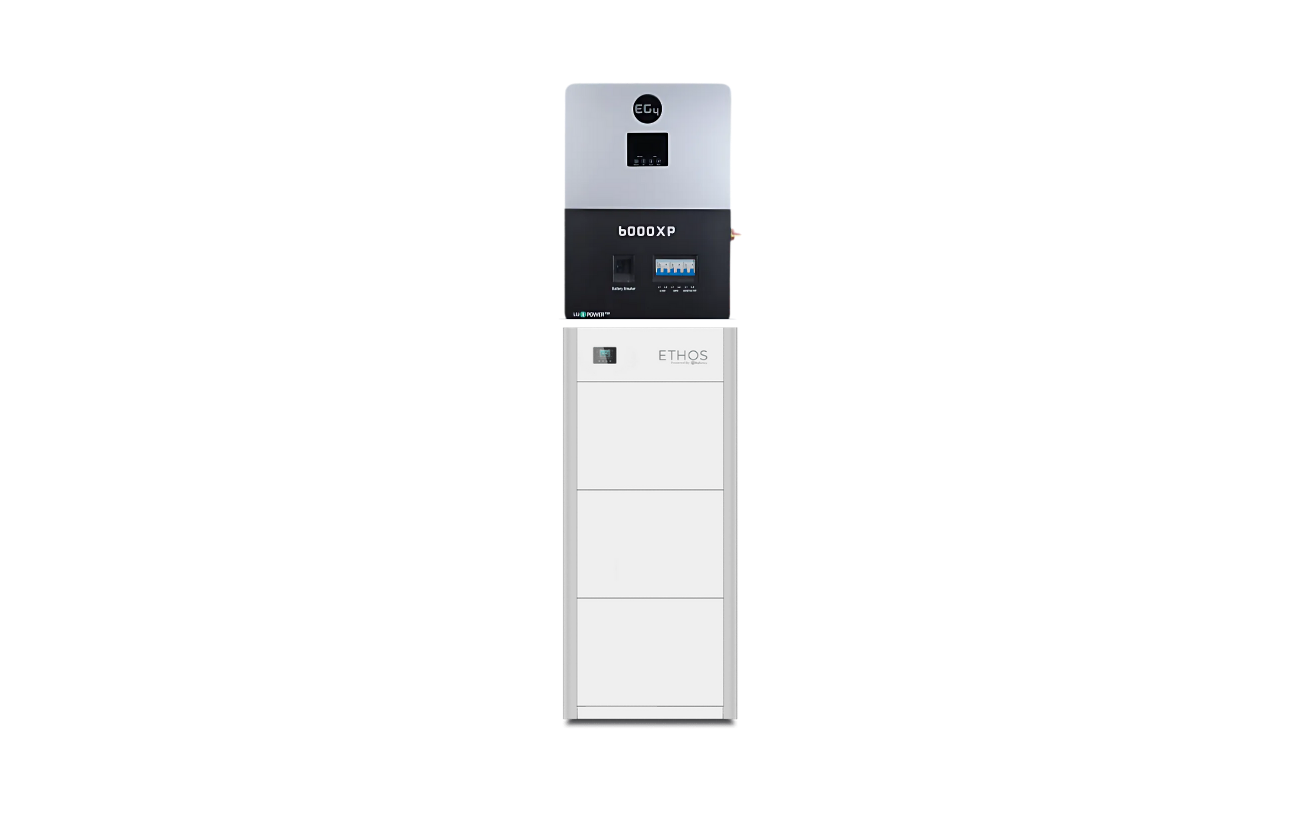 3x Big Battery ETHOS Battery & 6000XP Inverter | 5.12–30.72kWh | Off- Grid System