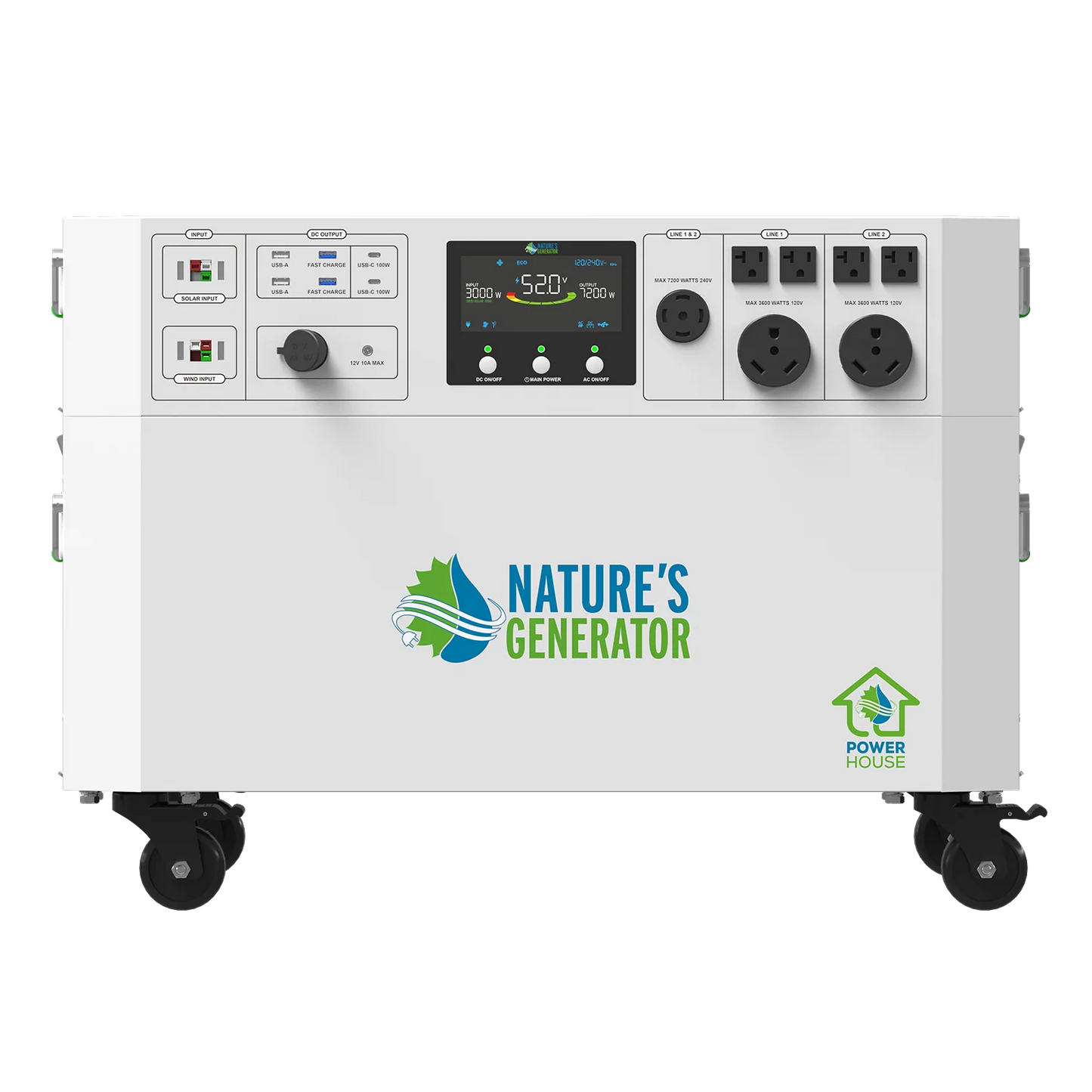 Powerhouse V2 Whole Home Solar Generator (Powerhouse + Powerpod + 4x 410 Watt Rigid Solar Panels)