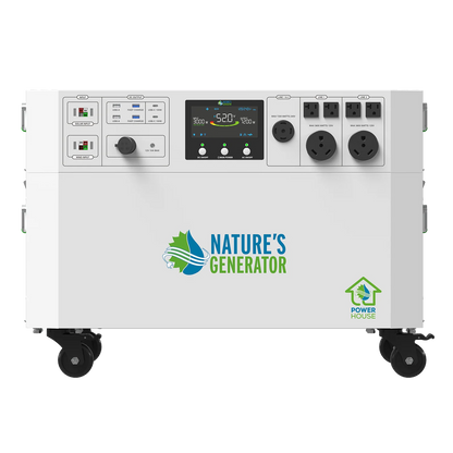 Powerhouse V2 Whole Home Solar Generator (Powerhouse + 4x 410 Watt Solar Panels)