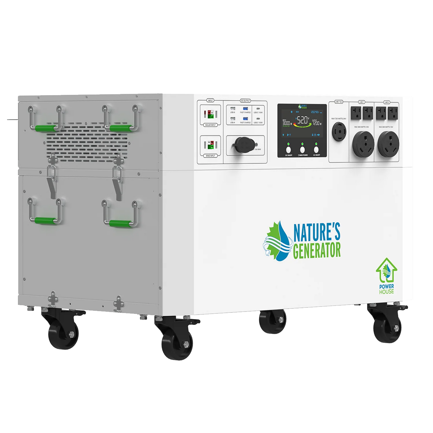 Powerhouse V2 Whole Home Solar Generator (Powerhouse + Powerpod + 4x 410 Watt Rigid Solar Panels)