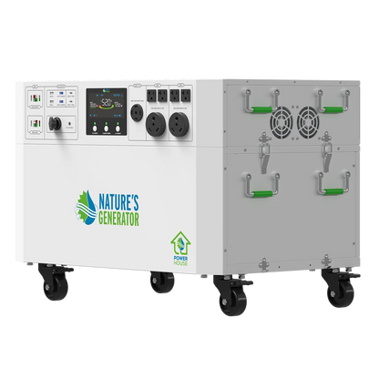 Powerhouse V2 Whole Home Solar Generator (Powerhouse + 2x 410 Watt Rigid Solar Panels)