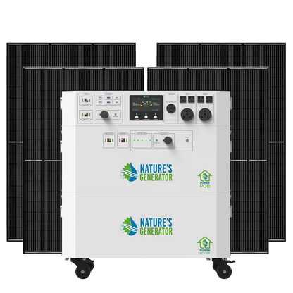 Powerhouse V2 Whole Home Solar Generator (Powerhouse + Powerpod + 4x 410 Watt Rigid Solar Panels)