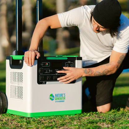 Nature's Generator Lithium 3600 Solar Generator (4x 410 Watt Rigid Solar Panels)