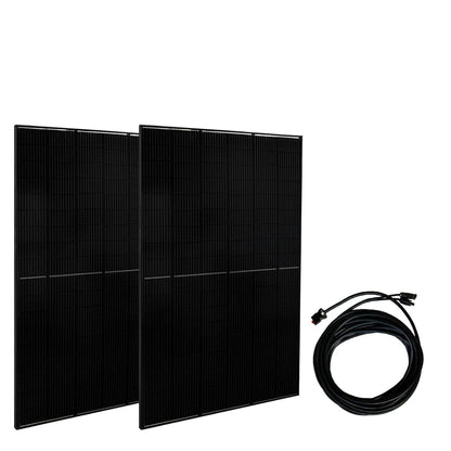 Nature's Generator Elite - Gold System (2x 100 Watt Rigid Solar Panels)